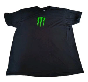 Official Monster Energy Drink Tee Shirt Black Size XL Preshrunk Cotton EUC - Picture 1 of 7
