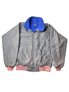 VTG 90’s Patagonia Shelled Synchilla Jacket Fleece Lined Size Medium Rare HTF - Picture 1 of 24