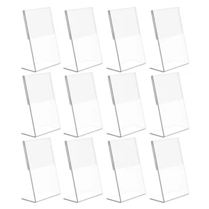 12 Pcs Wedding Table Number Display Stand Transparent Holders Welcome Sign - Picture 1 of 11