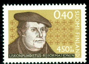 1967 Martin Luther, Lucas Cranach,painting,Reformation Movement,Finland,629,MNH - Picture 1 of 1