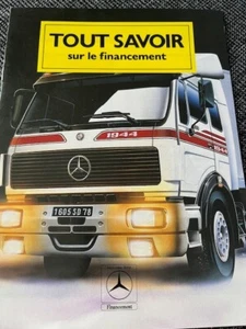 Brochure Mercedes Tout savoir sur le financement de 1987 - Picture 1 of 1
