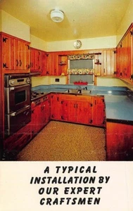 Verona NJ Esser's Cabinets Formica Tops Linoleum Tile Kitchen Postcard - Picture 1 of 2