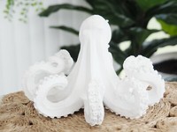 Octavius Octopus Large White Resin Home Decorator Hamptons Coastal Home Decor