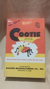 Vintage 1949 The Game of Cootie Schaper Lernspiel komplett 2 Beine fehlen - Bild 1 von 11