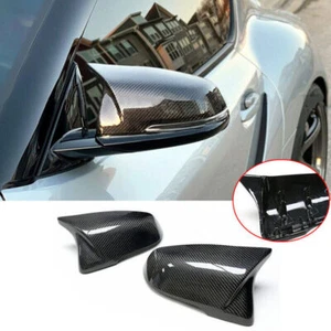Real Carbon Fiber Side Mirror Cover For BMW Z4 G29 X1 F48 F49 X2 F39 F52 2014-20 - Picture 1 of 6