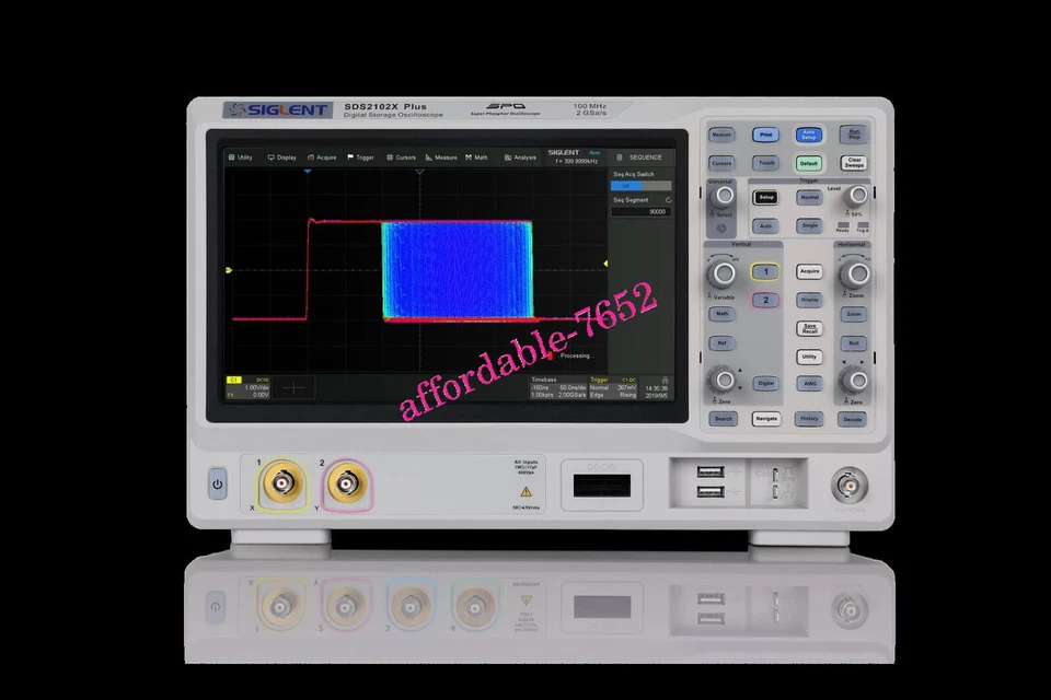 new SIGLENT SDS2102X Plus 2 Channel Digital Super Phosphor Oscilloscope - Image 1 of 1