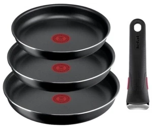 TEFAL INGENIO EXTRA FRYPANS SET 4-PIECE 22/24/26 PANS PAN SET, DETACHABLE HANDLE - Picture 1 of 12