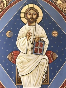 Icono PANTOCRÁTOR (JESÚS) 8"" x 10"" listo para ser enmarcado - Imagen 1 de 1