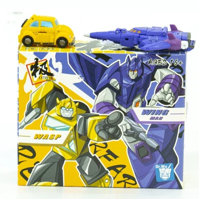 Dr Wu Customs  Bee&Cyclonus  DW-E34 Wasp DW-E35 Wingman Action Figure toy in sto - Image 1 of 4