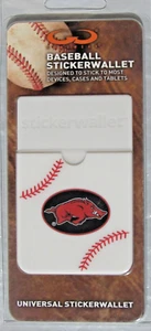 NCAA Arkansas Razorbacks Sticker Wallet Baseball Textured by GameWear - Picture 1 of 2