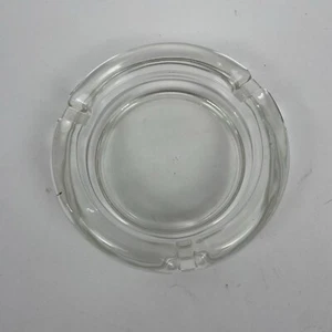 4 1/2 inch Glass Ashtray - Vintage - Picture 1 of 4