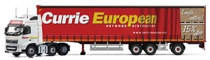 Súper remolque CC14040 Corgi 1:50 Volvo FH, Currie europeo, Dumfries, Escocia - Imagen 1 de 3
