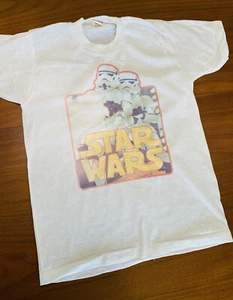 Star Wars Stormtrooper Kinder Screen Stars DEADSTOCK T-Shirt Einzelnaht Vintage - Bild 1 von 1