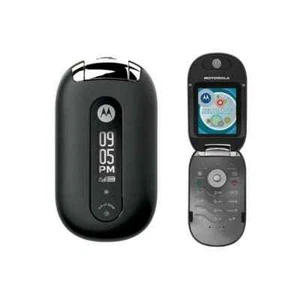 V6 Original Motorola PEBL U6 1.8" 2G 850 / 900 / 1800 / 1900 Flip Cellular Phone - Picture 1 of 4