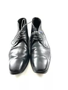 Paul Smith London Hombres Cuero Negro Preloved Tobillo Chukka Botas Reino Unido 11 Eur 45 - Imagen 1 de 13