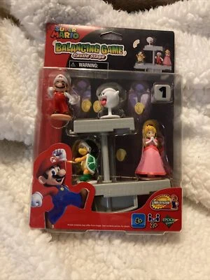 Nuevo Juego de Equilibrio Super Mario CASTLE STAGE Sistema de Enlace de Época Dados 4 Personajes Foto 1 de 4