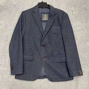 Bugatti Sport Coat Mens 50R Blue Casual Office Career Jacket Blazer Suit Jacket - Picture 1 of 16