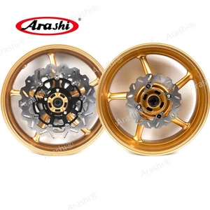 Llanta delantera trasera y rotor de freno para Triumph Daytona 675R 675 R 2011 2012 - Imagen 1 de 11