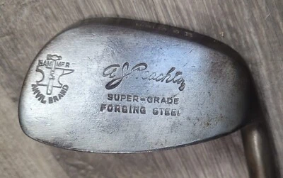 复古 A.J. 古董 Reach Hickory 木质杆身高尔夫俱乐部笔杆杆。 凹槽 — 第 1/4 张图片