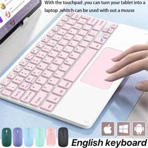 For Samsung Galaxy Tab S9 S9+ S8 S8+ S6 Lite Bluetooth Touchpad Keyboard Mouse - Picture 1 of 42