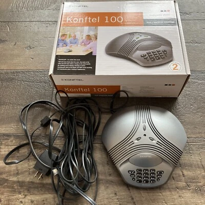 Konftel 100 Conferencia Reunión Teléfono Analógico Línea Omni Sonido Foto 1 de 4