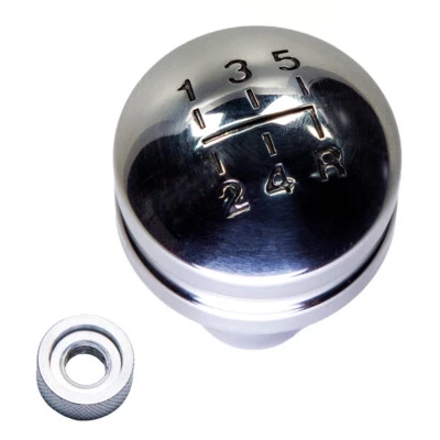 Schaltknauf 5 Gang Alu poliert Schaltgetriebe Jeep Wrangler YJ 87-95 - Bild 1 von 4