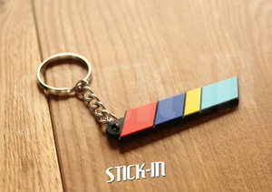 Porte Clés Bande PTS pour Peugeot Talbot Sport 205 309 GTI Keyring Keychain - Picture 1 of 2