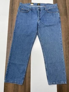 Jeans blu Lee nuovi taglia 40x29 regular fit dritto pepe lapidato nuovo con etichette - Foto 1 di 14