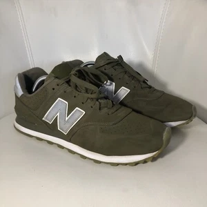 New Balance 574 ML574SYB Mens 12 Outdoor Olive Running Shoes RARE - Picture 1 of 7