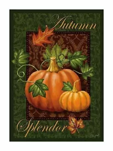 Autumn Splendor Evergreen SATIN HOUSE Bandera 28" x 44" - Imagen 1 de 1