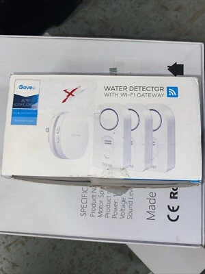 Govee Water Detector 3 Pack with Wi-Fi Gateway B5040101-2 NEW -B2 - Image 1 of 4