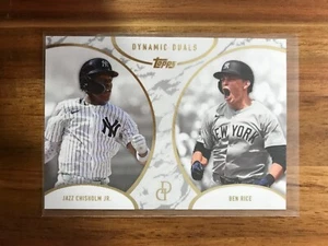 2025 Topps Dynamic Duals Jazz Chisholm & Ben Rice Rookie Yankees #31 RC - Bild 1 von 3