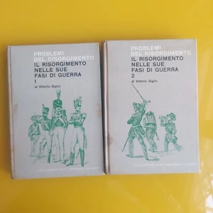GIGLIO-PROBLEMI DEL-IL RISORGIMENTO NELLE SUE FAI DI GUERRA-VALLARDI 1948 - Picture 1 of 6