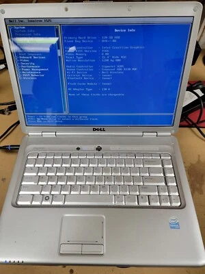 PORTATIL DELL INSPIRON 1525 DOBLE NÚCLEO 2GHZ 2GB RAM 120GB HDD - DISCO DURO LIMPIADO Foto 1 de 4