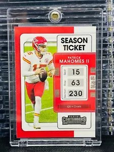 PATRICK MAHOMES - Panini NFL Contenders Season Ticket - MINT - SUPER BOWL - Picture 1 of 3