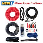 4 Gauge OFC Amplifier Wiring Kit with RCA Speaker Cables for Car Truck Audio