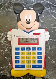 Texas Instruments Mickey Mouse Calculator Math Adventure Tested Kid Novelty 1993 - Picture 1 of 14