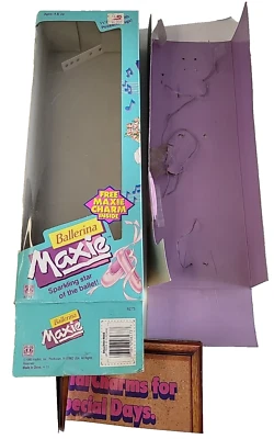 Hasbro Ballerina Maxie Doll Box Packaging and Booklet Only VTG 1989  - Image 1 of 4