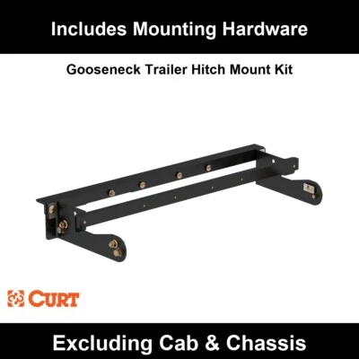 Soportes de instalación de cuello de cisne CURT para GMC Sierra 3500 HD 2011-2019 (Excl. Cab & Ch Foto 1 de 3