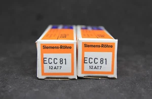 Siemens & Halske ECC81 - matched pair NOS - Picture 1 of 5