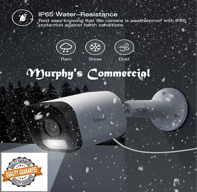 ARENTI 4MP 2.5k Outdoor Wireless Security Camera, ( PLUG IN..} 2PACK!!!!