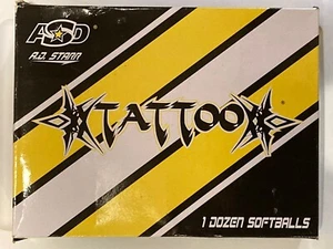 AD STARR TATTOO 12 Balls 52 COR/300LBS USA Gay Softball World Series 2015 NAGAAA - Picture 1 of 6