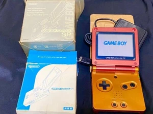 Super Rare Game Boy Advance SP Body Color Change Samus Two-Tone Tested F/S - Picture 1 of 5