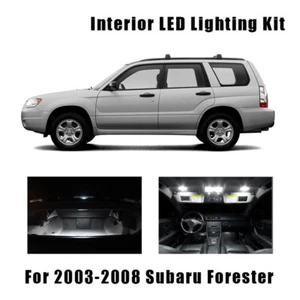 8pcs LED Bulbs Interior Map Dome Light Kit Fit For 2003-2008 Subaru Forester - Picture 1 of 7