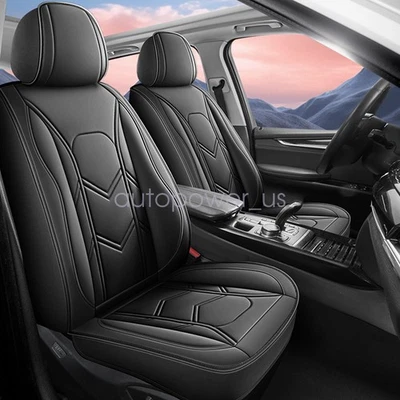 For Kia K5 Telluride Forte Car Seat Cover Full Set PU Leather 5-Seats Protector - Image 1 of 4