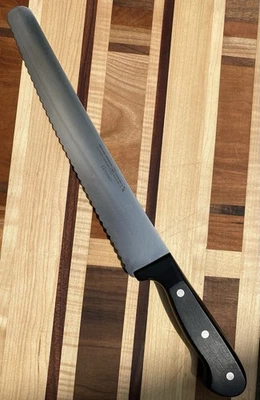 WÜSTHOF BREAD KNIFE 4519 GOURMET SUPER SLICER DREIZACK TRIDENT 26cm Scalloped - Image 1 of 4