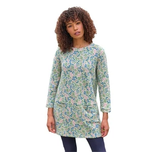 WoolOvers  Túnica Diseño Hoja de Jacquard para Mujer (WL159) - Imagen 1 de 4