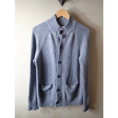Cárdigan Suéter Gris Somoma Abuelo Botón Frontal Bolsillos Medianos Invierno Foto 1 de 4