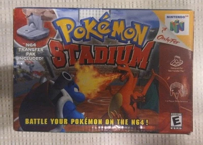 Pokemon Stadium (Nintendo 64 | N64) Authentic Cart Manual in Box NO TRANSFER PAK - Image 1 of 4