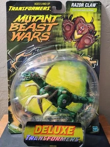 Hasbro Deluxe Transformers Mutant Beast Wars Razor Claw Raptor Wolverine 1999 - Picture 1 of 2